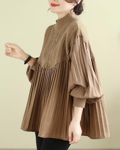 Ellazhu Women's Casual Knittwear Pullover Tops