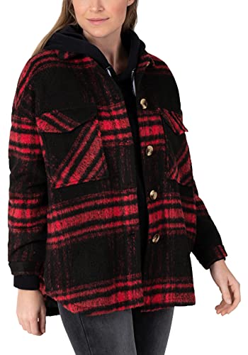Shirt à carreaux heavy overshirt femme Timezone confortable