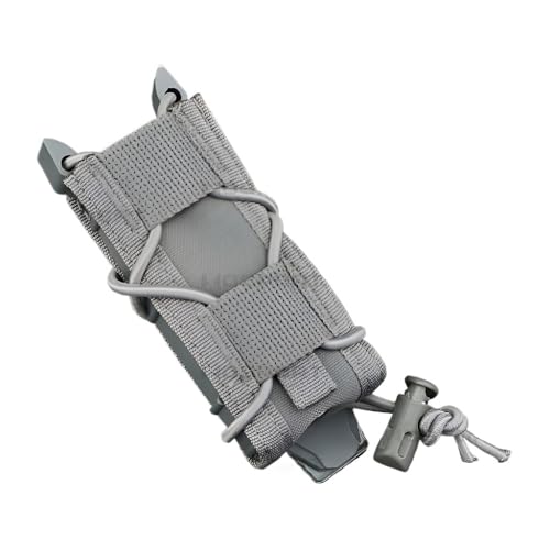 rabuu Borsa Multiuso Da 9 Mm, Borsa Portaoggetti MOLLE - Nylon, 4,5x12 Cm, 0,026 Kg For Attività Di Squadra, Giochi Tattici, Oggetti Di Scena For Film(WG)