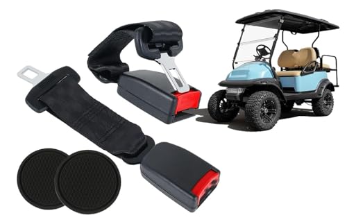 2 Pack Golf Cart Seat Lap Strap Belts Kit, Universal