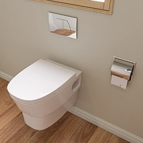 Eago Wd332 Round Modern Wall Mount Dual Flush Toilet #TOP3