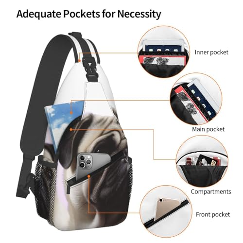 Mochila diagonal tipo bandolera para hombre y mujer miniatura 4