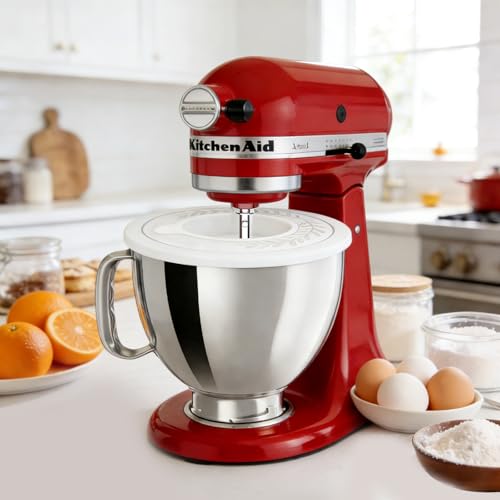 Tazón de Acero Inoxidable 5QT con Tapa Compatible con KitchenAid miniatura 7