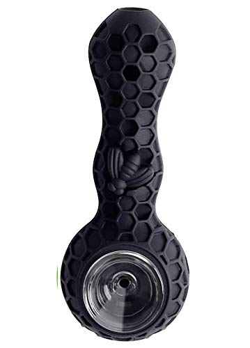 Mejores precios y opiniones de Tabacos - cinco favoritos. 29 Treepy - Pipa Bee de silicón para fumar tabaco - Resistente, duradera y flexible. (Negro)