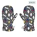 Fashion Baseball Gray cute girls waterproof mittens toddler gloves guantes de invierno para ninos 2-4 Y