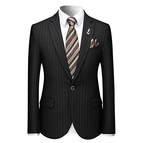 Blazer Homme Slim Fit Veste Casual Premium avec Pochette Intégrée