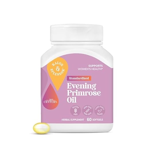 21st Century Evening Primrose Oil Softgels, 60 Count
