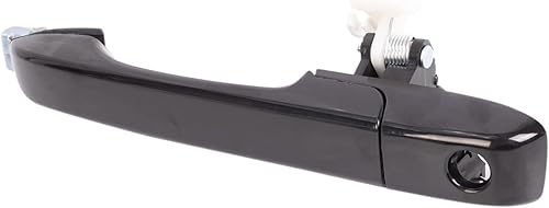 Miniatura 255 de TRQ Manija de la puerta exterior trasera izquierda del lado del conductor negra compatible con Honda Civic 2001-2005