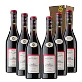 Sierra Cantábrica Cuvée - Ideal para Maridar con Carne y Comida Mediterránea - Pack 6 Botellas 75cl