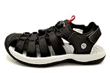 Joma S.Gea - Sandali da trekking chiusi con punta rinforzata, sandali da trekking comodi e con suola antiscivolo, Nero , 44 EU