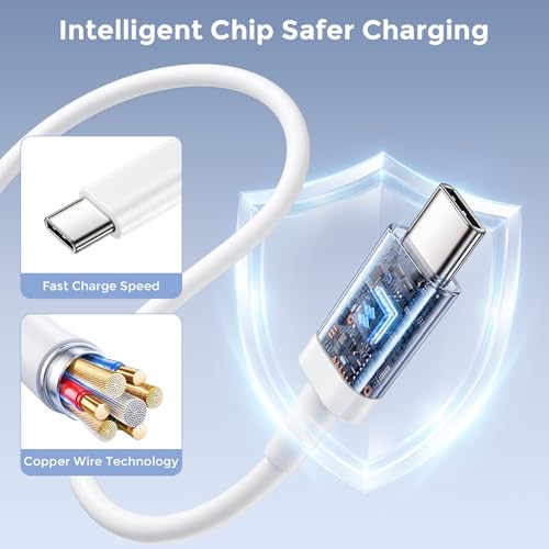 Image of 25W MagSafe Charger 2 Pack Magnetic Wireless Charging Pads with 6FT Cables | 25W magnetic charging with two 6FT USB C cables, compatible with iPhone 17 /16 /15 /14 /13 /12 Series and AirPods 4 /3 /2 /Pro