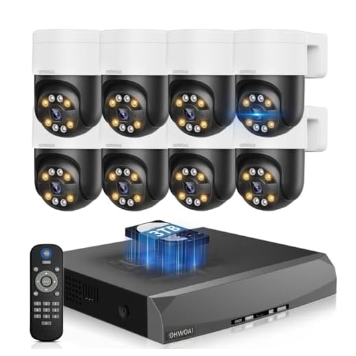 4K Outdoor Wired Security Camera System