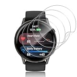 Funrae 4 Stücke Ultra-klar Schutzfolie Kompatibel mit Garmin Venu 4 45mm für Panzerglas, Flexible TPU Blasenfreie Anti-Kratz Displayschutzfolie, Wasserdichtes Folie Displayschutz Film