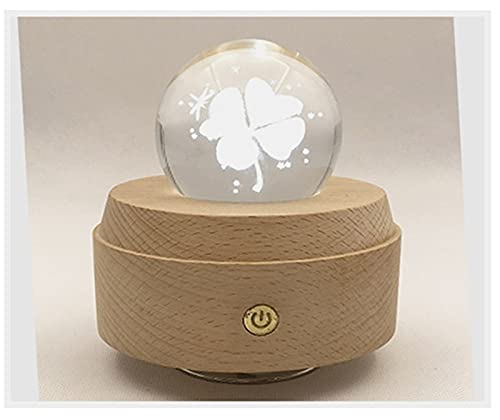 Lysee 3D Printer Parts & Accessories - 3D Printed Moon Light Decoration Rotating 8-Tone Box Birthday Gift Creative Music Box Christmas Confession - (Color: 7 Colors music2 6)