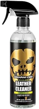 Cobra-Tek Voodoo Ride Leather Cleaner - Dye-Free & Scent-Free Leather Cleaning Solution Spray, pH Balanced, Restores OEM Look, Removes Dirt and Body Oils, Non-Sticky