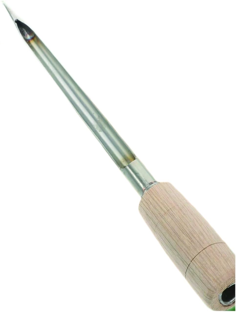 Sondenstab für Bodenprobennehmer, Getreide-, Pulver- und Bodenprobennehmer, Edelstahl und Holz, mehrere Größen (1,4 cm, 60 cm/23,6 Zoll)