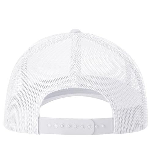 Image of TZ Promise Men Women Plain Cotton Trucker Cap with Breathable Mesh Back, Snapback Baseball Hats