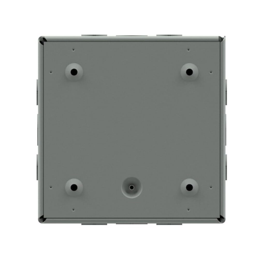 Wiegmann SC181808 SC-Series NEMA 1 Screw Cover, Wall Mount Pull Box with Knockouts, Painted Steel, 18" x 18" x 8"