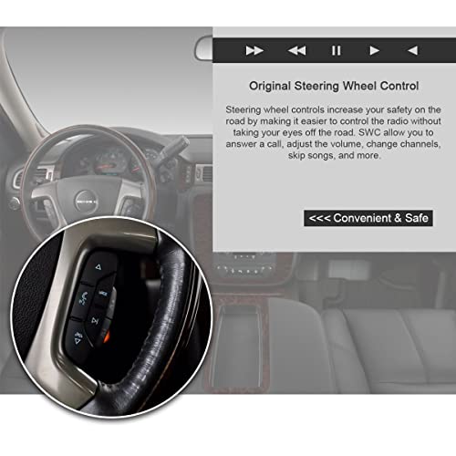 Swtnvin Car Stereo Radio Android 11 Dvd Player For Gmc Sierra Yukon Chevrolet Buick Chevy Silverado Double Din 7 Inch Multimedia Radio Navi Support Wifi Bt Steering Wheel Octa-Core 2G Ram 32G Rom #TOP6