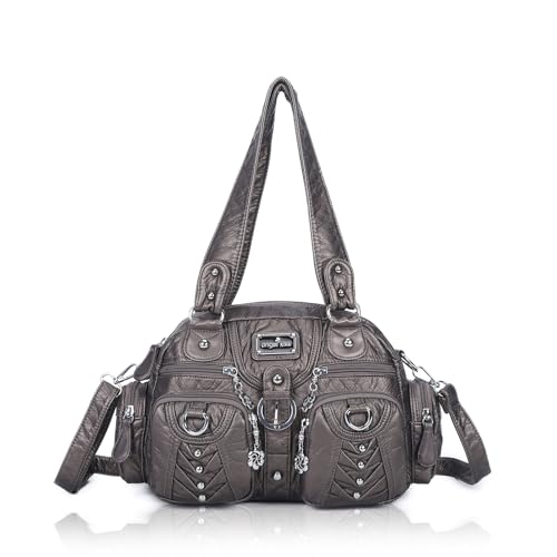 Image of Angel Kiss Small Purse Handbag for Women Crossbody and Shoulder Bags Multipocket Soft Hobo Purses