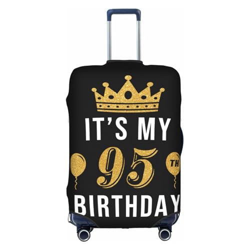 Travel Luggage Cover It‘s My 95th Birthday Fashion Washable Baggage Suitcase Protector Fit For Luggage Small