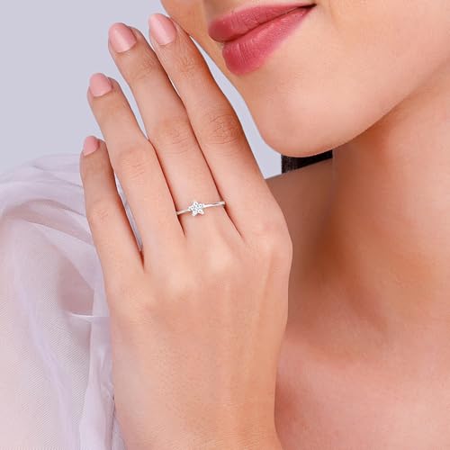 Image of GIVA 925 Silver Star Constellation Ring, Adjustable | Gifts for Women and Girls | With Certificate of Authenticity and 925 Stamp | 6 Months Warranty*