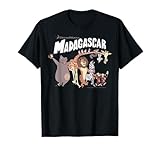 Madagascar Cartoon Group Shot Movie Logo T-Shirt Small