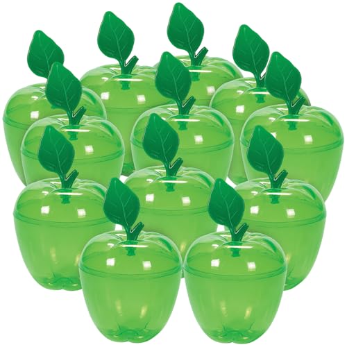 Fun Express Set of 12 Apple Containers, Green