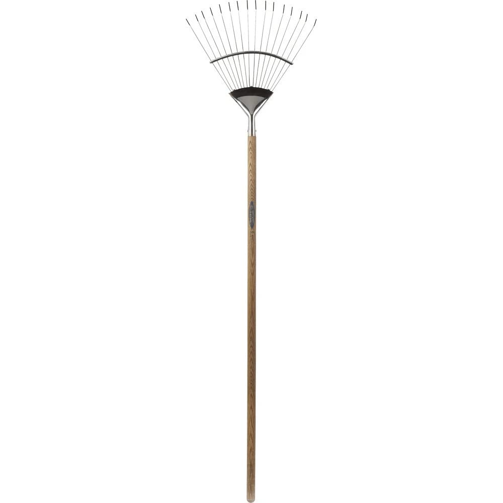 Spear & Jackson 4812FR Traditional Stainless Flexo Lawn Rake, silver