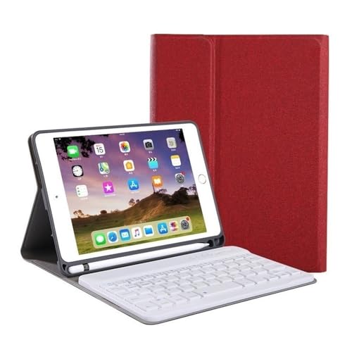 Ranura de bolígrafo y teclado QWERTY en esta funda de tela para iPad Air 13 contra caídas