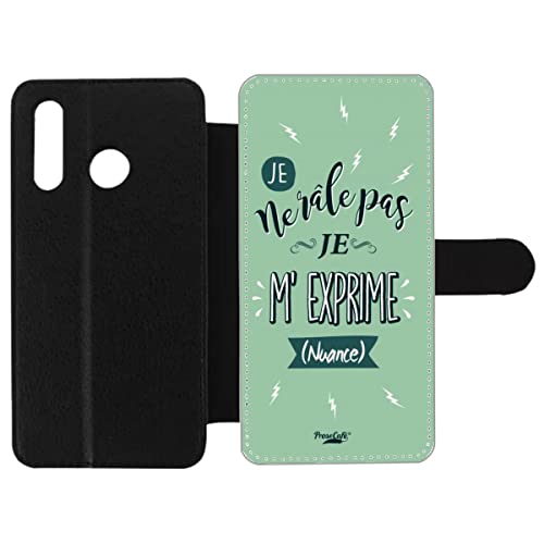 Etui Huawei P30 Lite ProseCafé coque humour protection intégrale à rabat