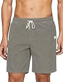 iClosam Pantalones Cortos de Pana para Hombre, Ligero y Elástico, Diseño Clásico de Verano, Adecuado para Oficina y Ocio Pantalones Cortos Casual para Hombre de Algodón,XL