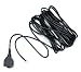 ESDProduct Common Point Ground, 10mm Male Snap, 1 meg Resistor, 15' Cord, Black