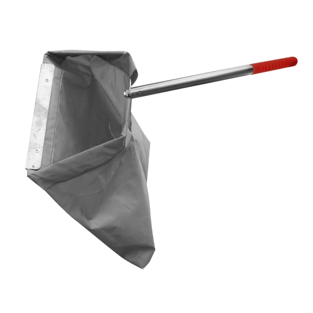 GOOHOCHY Large Cloth Dustpan with Long Handle Windproof Outdoor Garbage Holder for Efficient Leaf Collection Durable Reinforced Design for Sanitation Workers