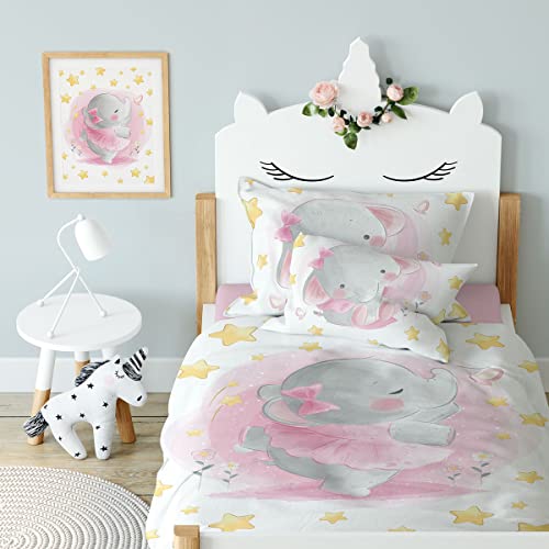 CLEAVEN Kinderbettwäsche 100x135 aus 100% Baumwolle | Baby Bettwäsche 2-teilig für Mädchen und Jungen | Kinder Bettbezug inkl. Kissenbezug 40x60 cm - Image 6