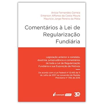 Capa do livro Comentários À Lei De Regularização Fundiária - 2019