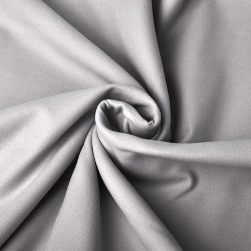 BloomSesame Microfiber Fabric by The Yard, 200GSM, 65" Width (2 Yard, 72" x 65") Ideal for Sewing, Upholstery Applications, Drapery, Bedding, Pillows, Travel, Camping, Beach Towel and Other DIY