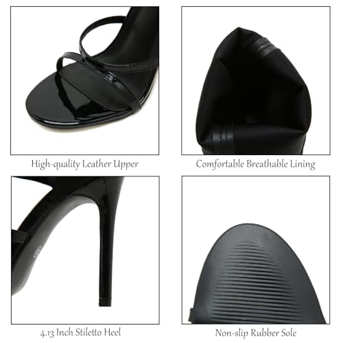 Women's Stretchy Cloth Gladiator Stiletto Sandals Sexy Open Toe High Heels Comfortable High Top Elastic Ankle Boot Summer Wedding Party Dating Dress Shoes3