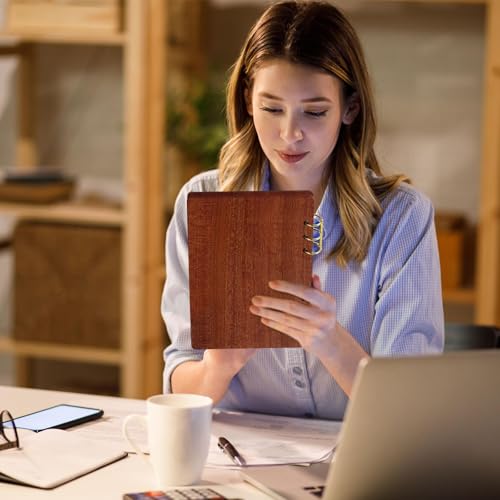 Classeur A5 en bois MultiBey pour protéger vos notes et organiser vos dossiers