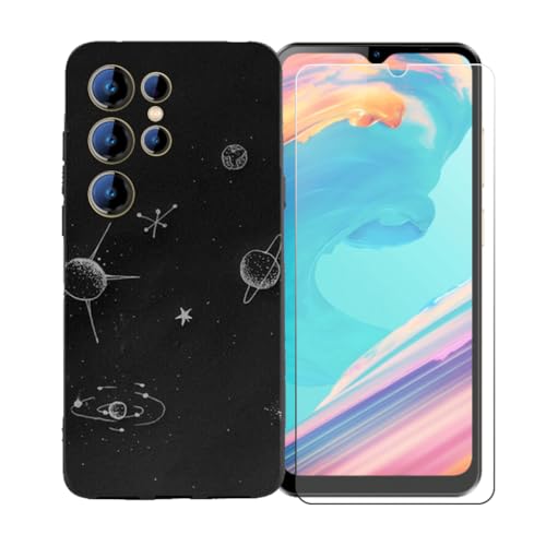 pGYDQQKJP[X Oukitel C1 Plus + KXXN[یtB Aȃ\tgVRP[XیTPUJo[̃P[XJo[ p (6.52") - BST14