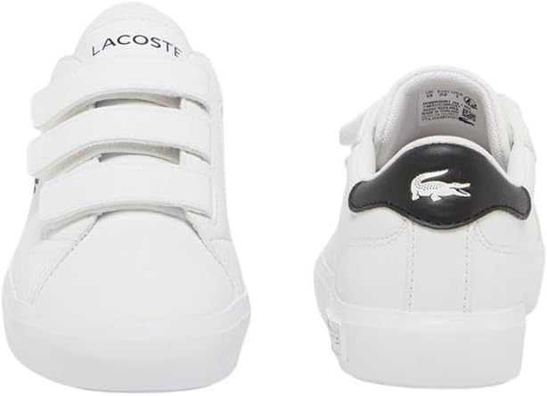 Lacoste Unisex-Child Children's Powercourt Sneaker, Eclipse Blue/Cork, 13 - Image 2