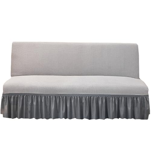 Fodera per Futon Copridivano Senza Braccioli Clic Clac con Gonna 3 2 Posti Elasticizzato Fodera per Divano Letto Senza Braccioli Copridivano Clic Clac Pieghevole Letto Copridivano ( Color : #10 , Size