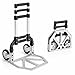 Carretilla de Mano portátil Plegable y Extensible con Ruedas | Carro de Transporte Aluminio Ligero | con Cuerdas de Gomas Incluidas | Carga Capacidad máxima 75Kg | Carrito | hogar | Playa | Garaje