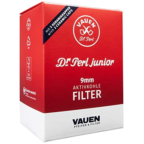 Dr. Perl Filter Dr. Perl Junior 19818 Lot de 2 filtres à charbon actif en papier 9 mm Cover