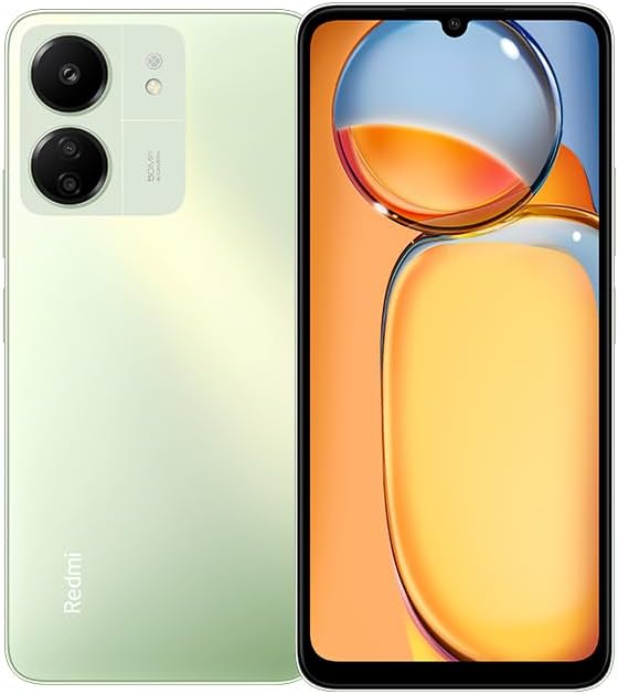 Xiaomi Redmi 13C (Clover Green 4GB RAM, 128 Storage) - Smooth 6.74" 90Hz display |50MP AI triple camera |Powerful octa-core processor | Massive 5000 mAh(typ) battery | Supports 18W fast charging