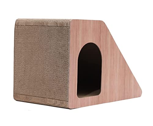 Griffoir pour chat vertical en carton ondulé 35,5 x 60 cm