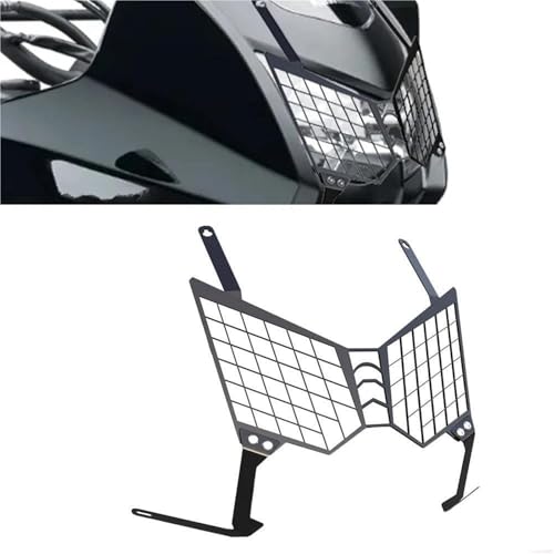 Calandre de phare de moto Kawasaki KLR650 protection optique - 2