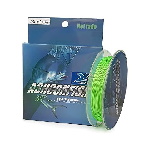 Ashconfish Super fuerte trenzado hilo de pescar Cover