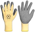 Gants isolés électriques, résistance à la tension de 400V, gants de travail à haute tension, gants d'isolation ignifuge avec design antidérapant en caoutchouc