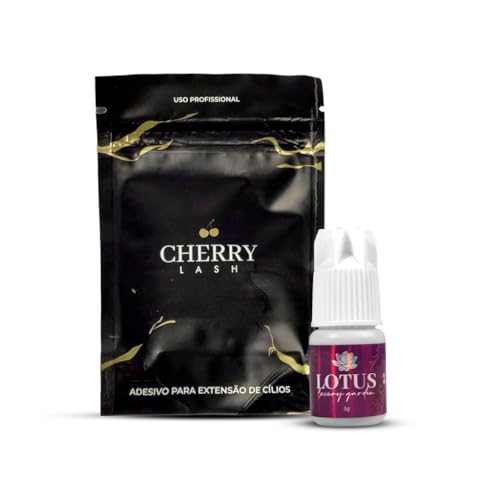 Cola Adesivo Cherry Lash Lotus 3g Luxury Garden Para Cílios
